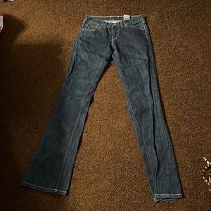 LUCKY BRAND SIZE 24 vintage low rise flare jeans length regular